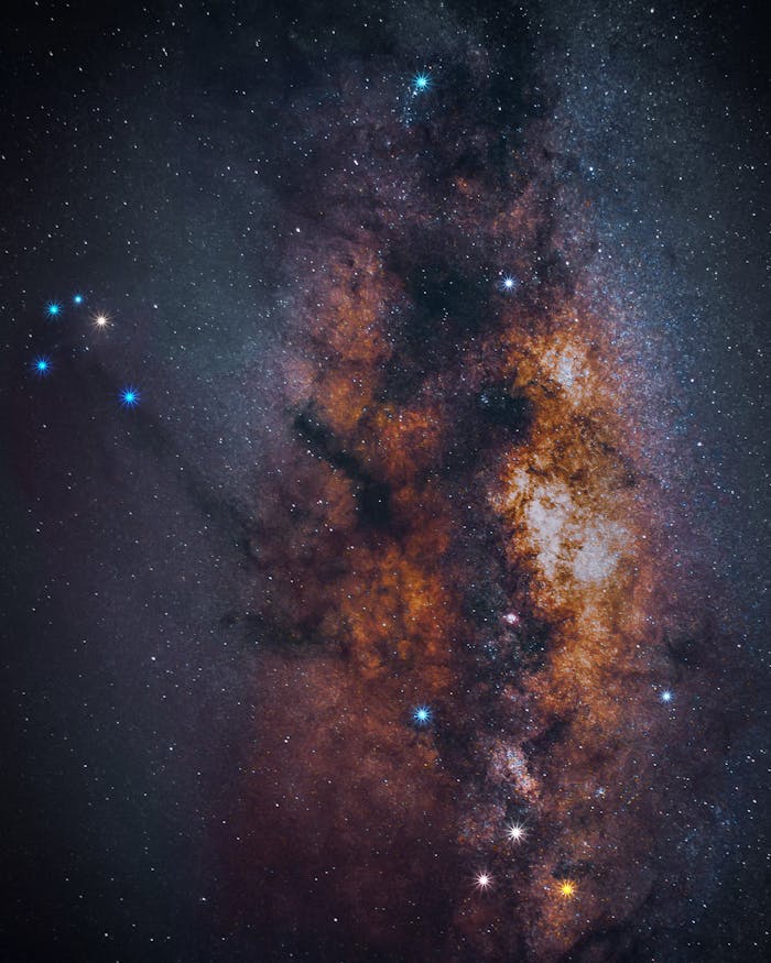 mobile-01 Stunning capture of the Milky Way galaxy showcasing star constellations and cosmic beauty.